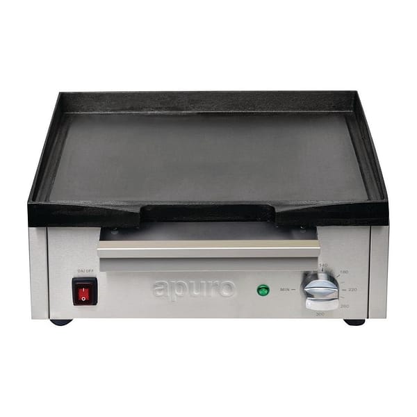 Apuro Counter Top Electric Griddle - 385x280mm - Image 2
