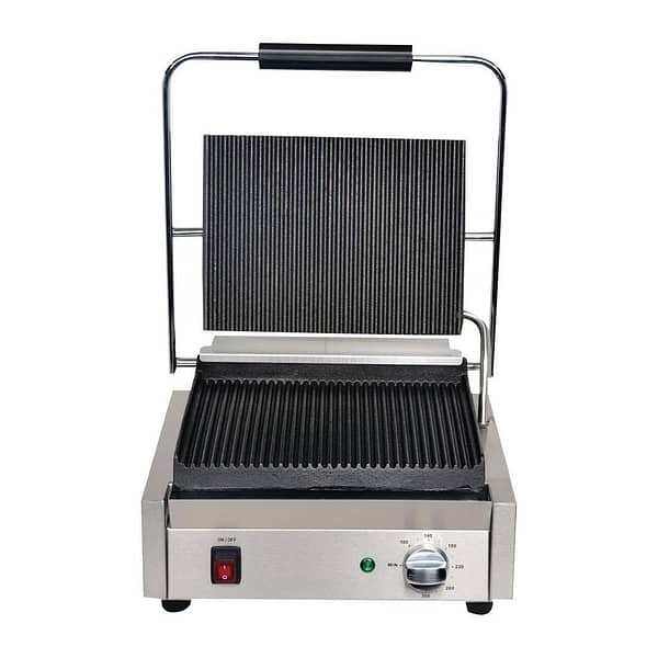 Apuro Large Contact Grill Ribbed Plates (DY995-A) - Image 2