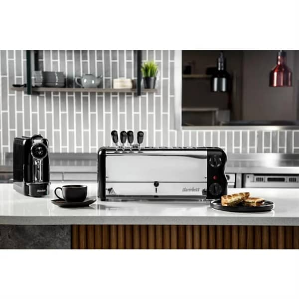 Rowlett Esprit 6 Slot Toaster Jet Black with Elements & Sandwich Cage - Image 9