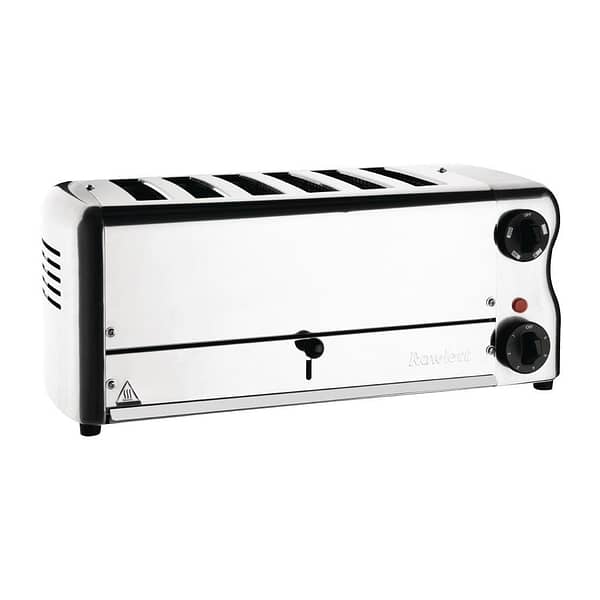 Rowlett Esprit 6 Slot Toaster Chrome with Elements & Sandwich Cage - Image 3