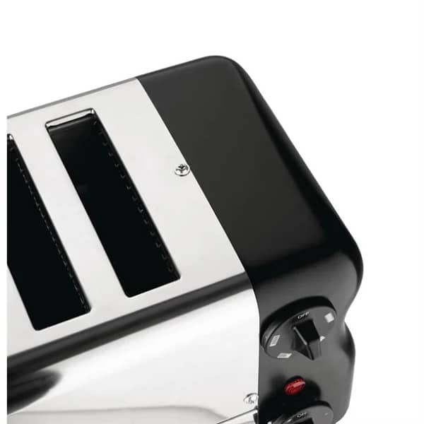 Rowlett Esprit 6 Slot Toaster Jet Black with Elements & Sandwich Cage - Image 5