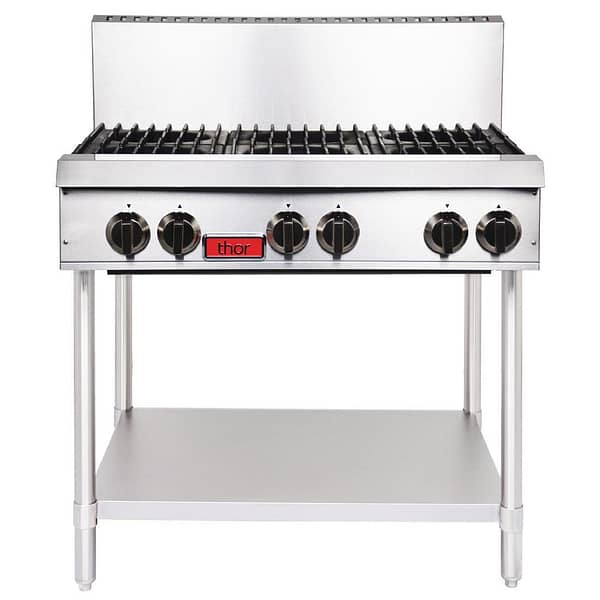 Thor 36" Gas Hob 6 Open Burners Safety Valve w/Flame Failure Protect TR-HP636F - Image 2