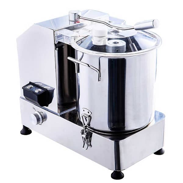 Yasaki HR-12 Compact Food Processor with 12L Stainless Steel Bowl and Variable Speed Control – Ideal for Prep Kitchens