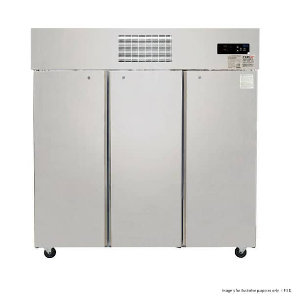 Thermaster Three Door SS Upright Storage Freezer - SUF1500 - Image 3
