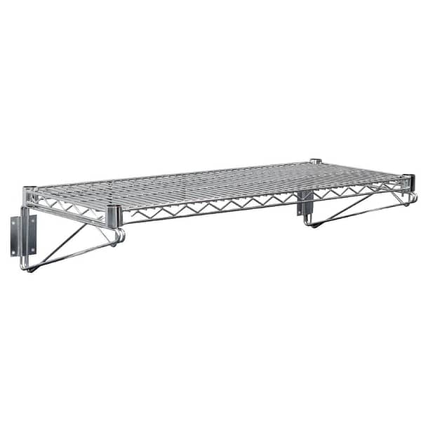 Vogue Wire Wall Shelves St/St - 610x360mm 24x14" - Image 3