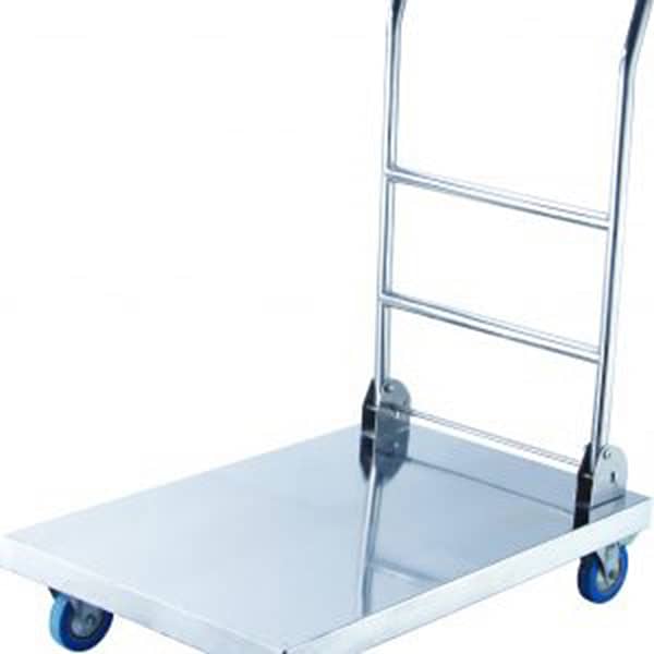 Kitchen Knock Stainless Steel Folding Platform Trolley, 1000×600mm, 300kg Capacity