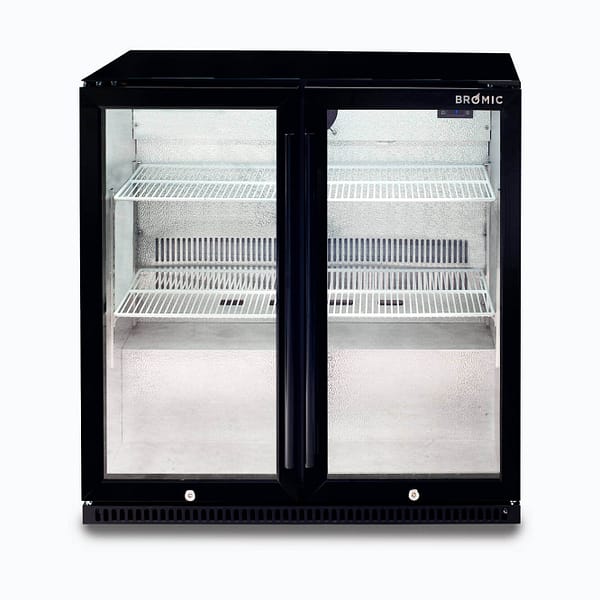 Bromic Chiller BB0200GD-NR B/Bar 2DR Hinged 190L 870mm - Image 5