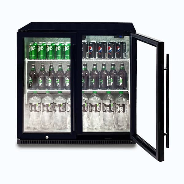 Bromic Chiller BB0200GD-NR B/Bar 2DR Hinged 190L 870mm - Image 4