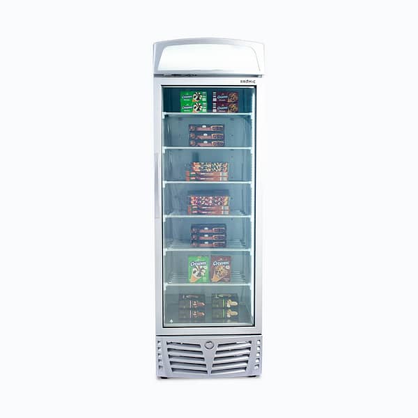 Bromic 480L Display Freezer with Lightbox - Promote Your Brand UF0440LS-NR