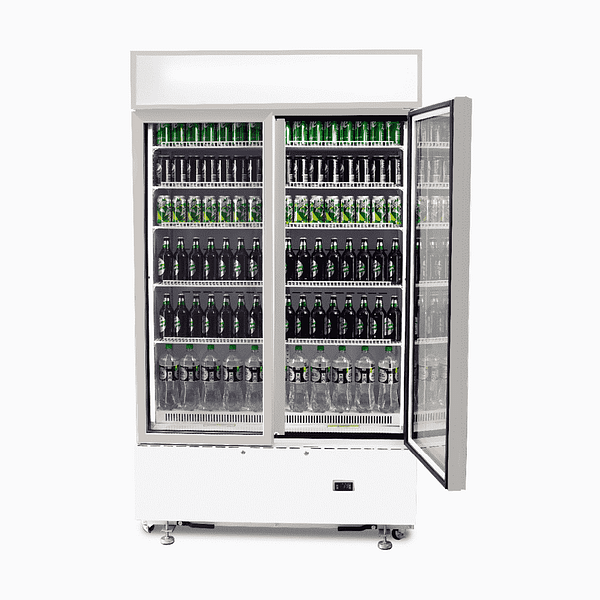 Bromic GM1000LWCAS 960L Dual-Door Display Fridge - Image 4