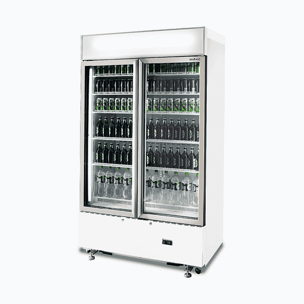 Bromic GM1000LWCAS 960L Dual-Door Display Fridge - Image 3