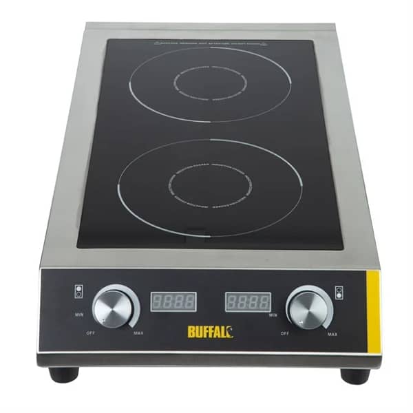 Apuro Heavy Duty Double Induction Hob - 7kW - Image 3