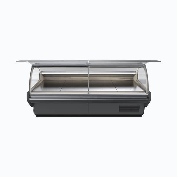 Bromic DD1875CG-NR Curved Glass Deli Display – 527L, 1955mm Wide - Image 2