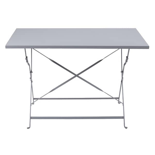 Bolero Grey Pavement Style Folding Table - 1100x700mm - Image 2