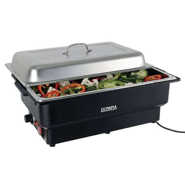 Olympia Electric Chafing Dish - 100mm deep pan with stand - Image 4