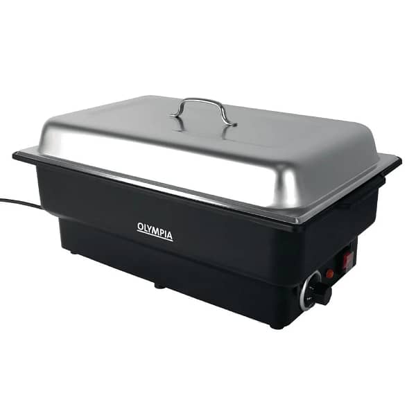 Olympia Electric Chafing Dish - 100mm deep pan with stand - Image 3