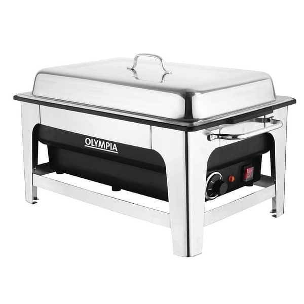Olympia Electric Chafing Dish - 100mm deep pan with stand - Image 2