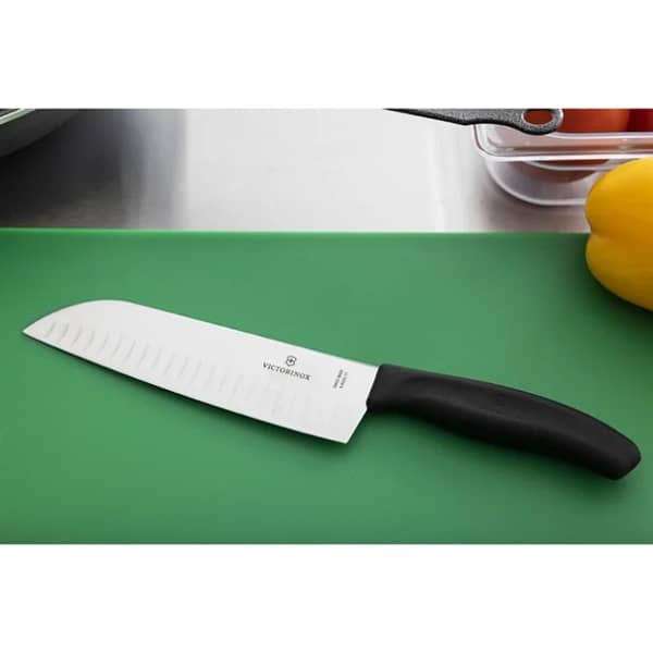 Victorinox Santoku Knife Scalloped Edge 170mm D828 - Image 6