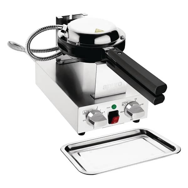 Apuro DK229-A Commercial Bubble Waffle Maker | 199mm Plate - Image 4