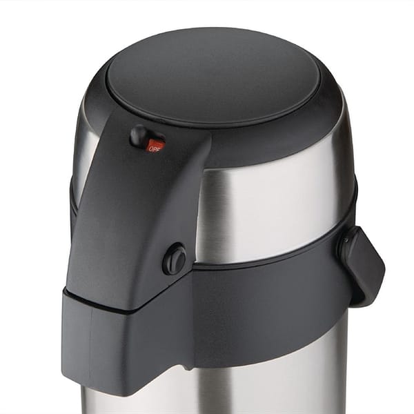 Airpot St/St - 3Ltr 'HOT WATER' - Image 4