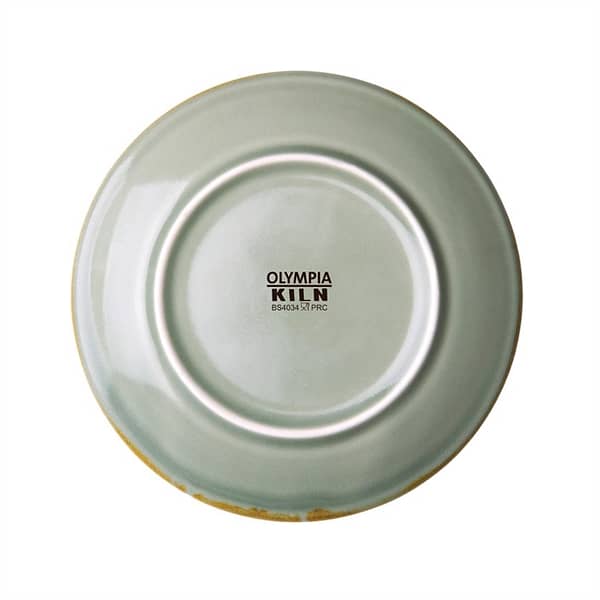 Olympia Kiln Moss Round Coupe Plate - 7" (Box 6) - Image 3