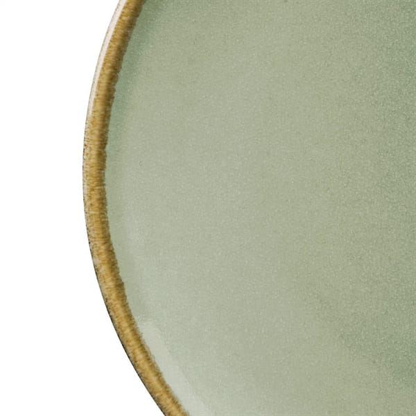 Olympia Kiln Moss Round Coupe Plate - 7" (Box 6) - Image 2