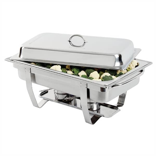 Olympia S299 Milan Chafing Dish Set (4 Pack) – Buffet Warmer - Image 2