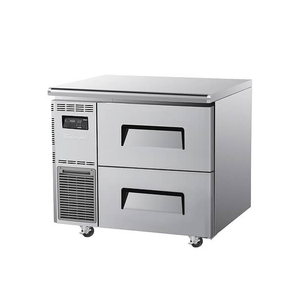 alt="Turbo Air KUR9-2D-2 Undercounter Fridge - 900mm 2-Drawer Commercial Unit"