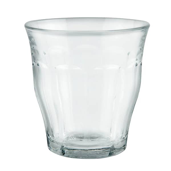 Duralex Coffee Latte Glass Picardie Tumblers 220ml (Pack of 6)