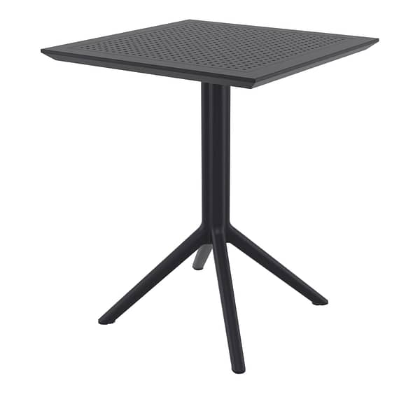 Furnlink Siesta Exclusive Sky Folding Table 60 Square - Anthracite - Image 3