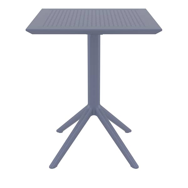 Furnlink Siesta Exclusive Sky Folding Table 60 Square - Anthracite - Image 10