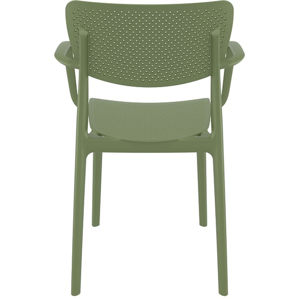 Commercial Grade Olive Green Loft Armchair - Indoor and Outdoor Armchair by Siesta, Europe - Image 2