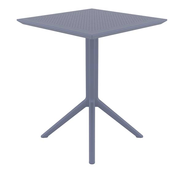 Furnlink Siesta Exclusive Sky Folding Table 60 Square - Anthracite - Image 12