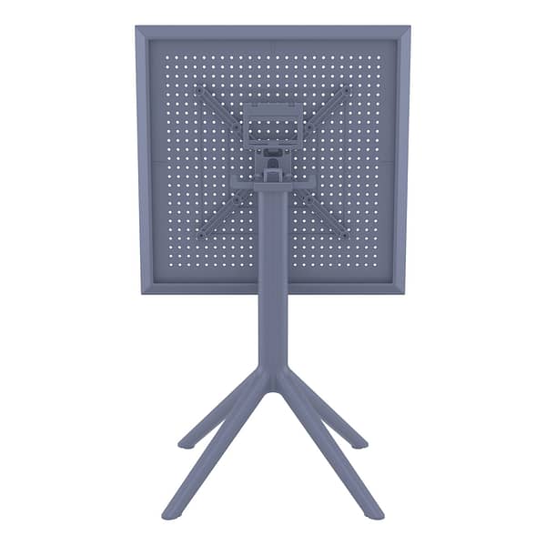 Furnlink Siesta Exclusive Sky Folding Table 60 Square - Anthracite - Image 13