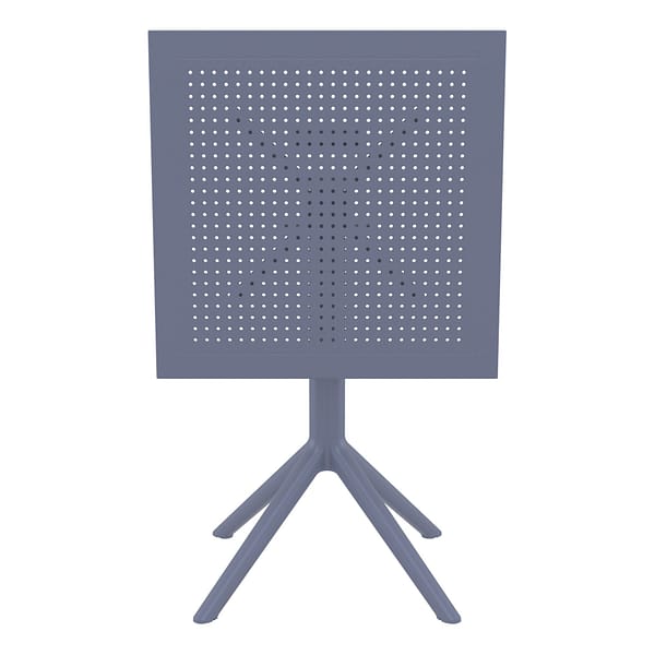Furnlink Siesta Exclusive Sky Folding Table 60 Square - Anthracite - Image 15