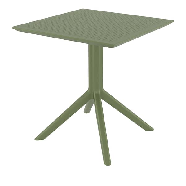 Furnlink Siesta Sky Table 70 - Olive Green - Image 3
