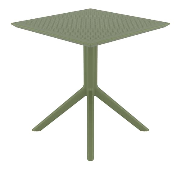 Furnlink Siesta Sky Table 70 - Olive Green - Image 4