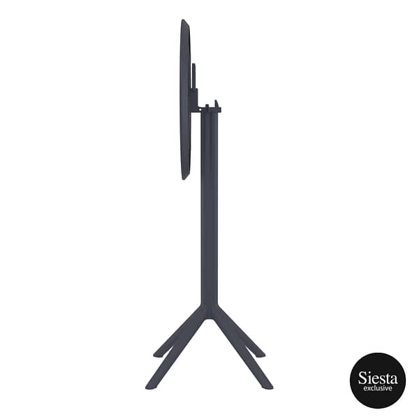 Sky Folding BAR Table 60 Round - Anthracite - Image 2