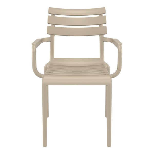 Black Paris Stacking Armchair - Indoor/Outdoor Seating Solution - Image 24