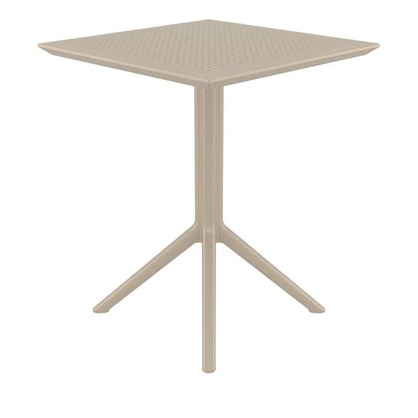 Furnlink Siesta Exclusive Sky Folding Table 60 Square - Anthracite - Image 20