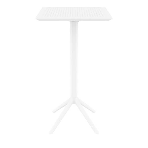 Furnlink Sky Folding Bar Table 60 Square - White - Image 26