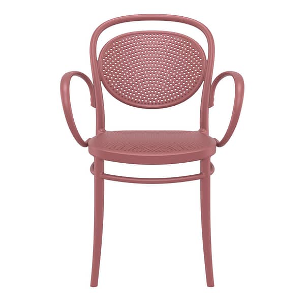 Furnlink Siesta Marcel XL Chair - Marsala UV stabilised Polypropylene - Image 5