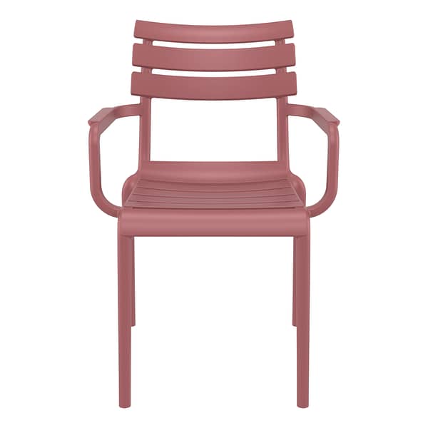 Black Paris Stacking Armchair - Indoor/Outdoor Seating Solution - Image 5