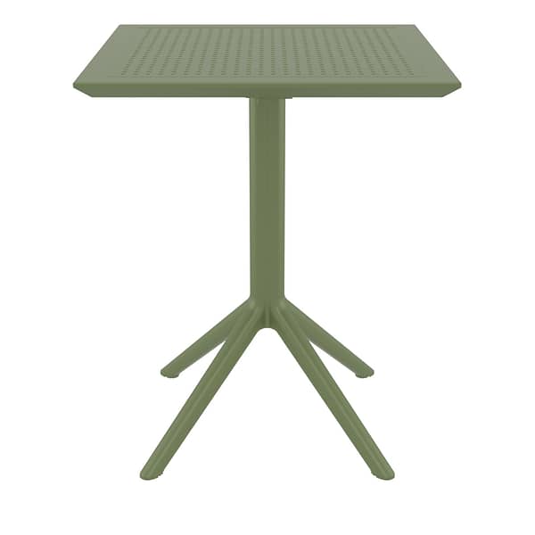 Furnlink Siesta Exclusive Sky Folding Table 60 Square - Anthracite - Image 36