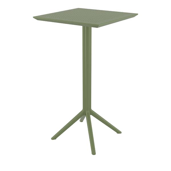 Furnlink Sky Folding Bar Table 60 Square - White - Image 37