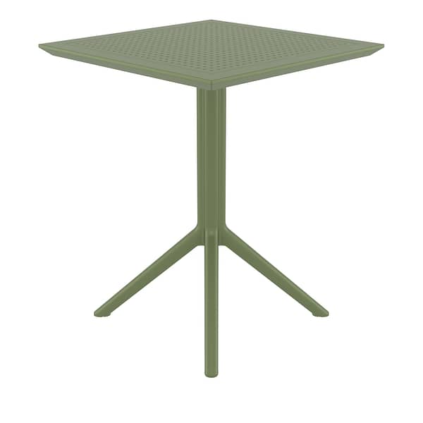 Furnlink Siesta Exclusive Sky Folding Table 60 Square - Anthracite - Image 38