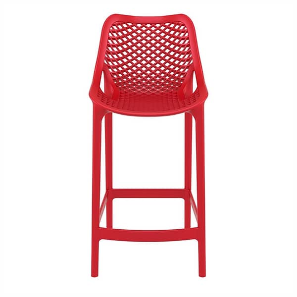 Siesta Exclusive UV Stabilised Air Barstool 65 in Red - Indoor/Outdoor Seating - Image 3