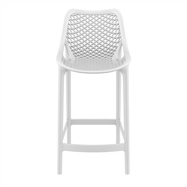 Siesta Exclusive Air Barstool 65 in White - UV Stabilised for Indoor/Outdoor Use - Image 2