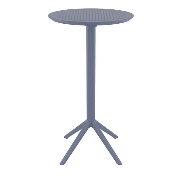 Sky Folding BAR Table 60 Round - Anthracite