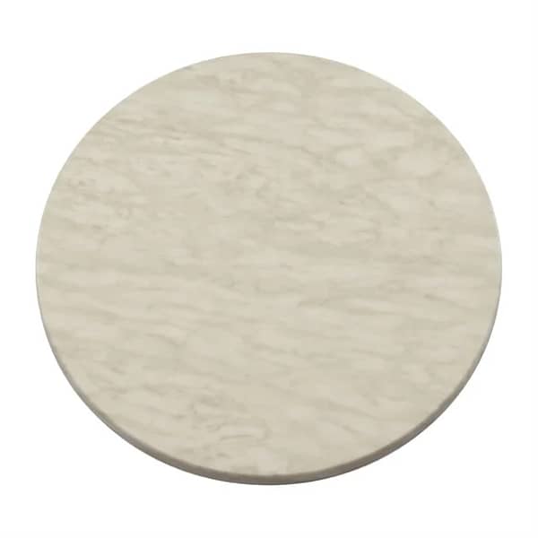 Werzalit Round Marble-Look Tabletop 600mm – Durable Indoor/Outdoor Cafe - Image 3